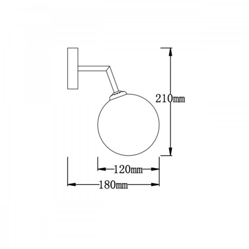 Kinkiet DORADO złoty 1x40W G9 Light Prestige