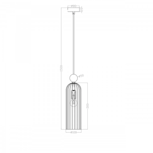 Lampa wisząca PIEGA smoked 1x40W E14 Light Prestige