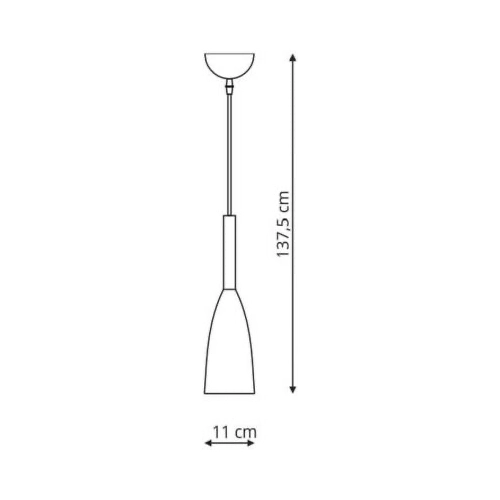 Lampa wisząca SOLIN czarno-złota 1x60W E27 Light Prestige