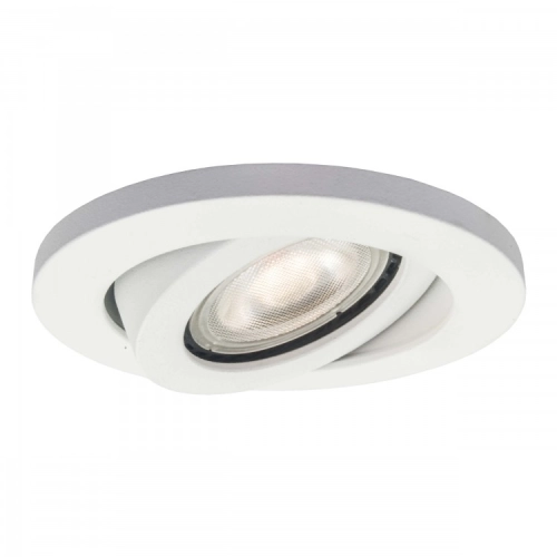 Oczko podtynkowe LAGOS ruchome białe 1x50W GU10 IP65 Light Prestige