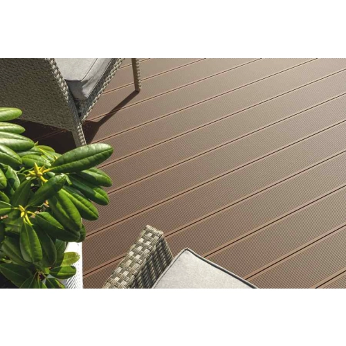 4m2 => zestaw deski+legary+klipsy Bergdeck KASZTAN 120 × 15 × 2,5 cm