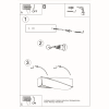 Kinkiet SIGMA szary 1x60W E27 Sollux Lighting