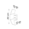 Kinkiet LORETO czarny 1x40W G9 Sollux Lighting