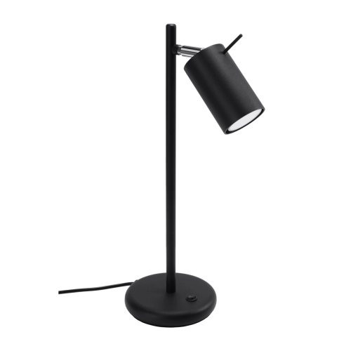 Lampa biurkowa RING czarna 1x40W GU10 Sollux Lighting