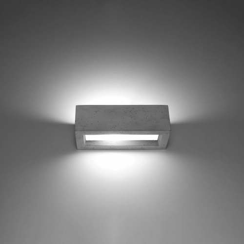 Kinkiet VEGA 30 beton 1x60W E27 Sollux Lighting