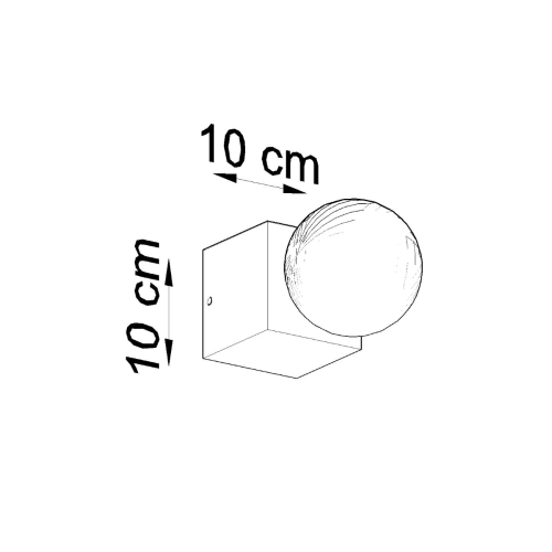 Kinkiet ARIZ naturalne drewno 1x60W E27 Sollux Lighting