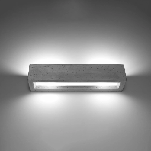 Kinkiet VEGA 50 beton 1x60W E27 Sollux Lighting