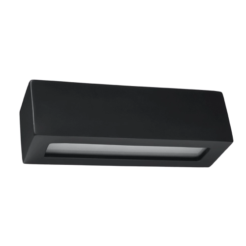 Kinkiet ceramiczny VEGA czarny 1x60W E27 Sollux Lighting