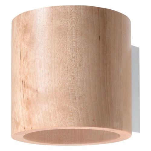 Kinkiet ORBIS naturalne drewno 1x40W G9 Sollux Lighting