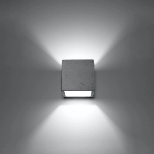 Kinkiet QUAD beton 1x40W G9 Sollux Lighting