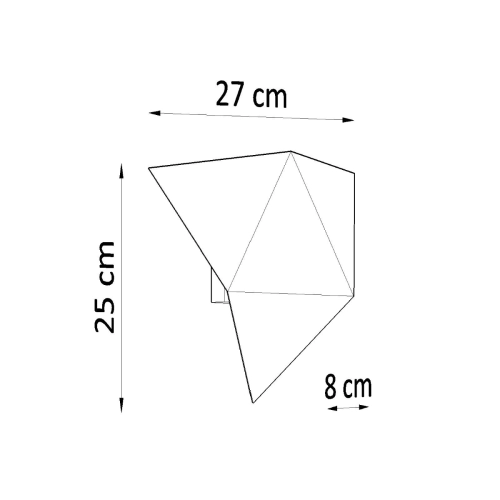 Kinkiet SOLIDO czarny 2x40W G9 Sollux Lighting