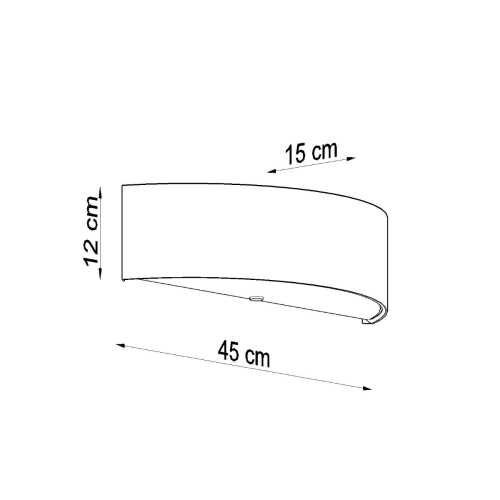 Kinkiet SKALA biały 2x60W E27 Sollux Lighting