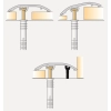 Profil aluminiowy All-in-One 37mm/1,8m złoty matowy