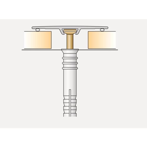 Profil progowy aluminiowy 35/1,8 Sandstone Oak