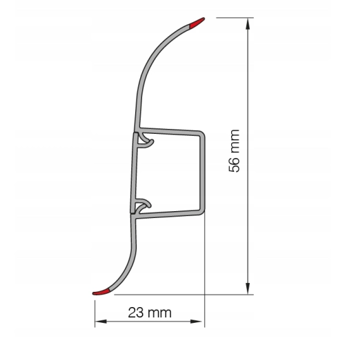 Listwa przypodłogowa SG56 2,5m Biały