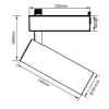 Reflektor ARIES S do systemu szynowego 1F czarny LED Light Prestige