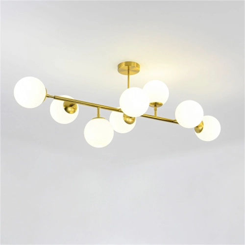 Lampa wisząca DORADO złota 8x40W E14 Light Prestige