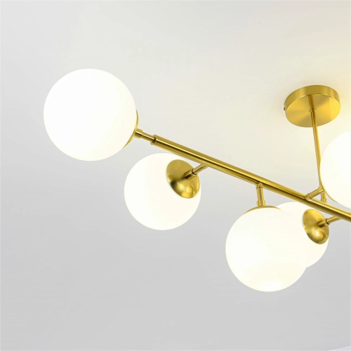 Lampa wisząca DORADO złota 8x40W E14 Light Prestige